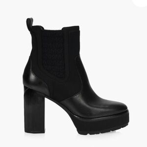MICHAEL MICHAEL KORS CRAMER BOOTIE, Black, Leather